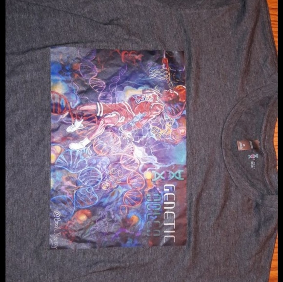 Michael Jordan Genetic Soles Shirt Adult Medium - Picture 3 of 5